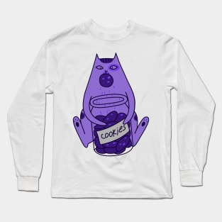 cookies cat Long Sleeve T-Shirt